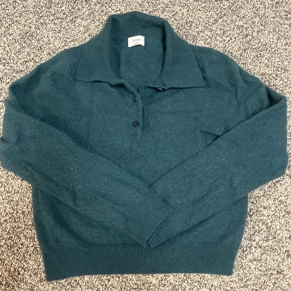 Wilfred Florence Cashmere polo sweater - Picture 3 of 8